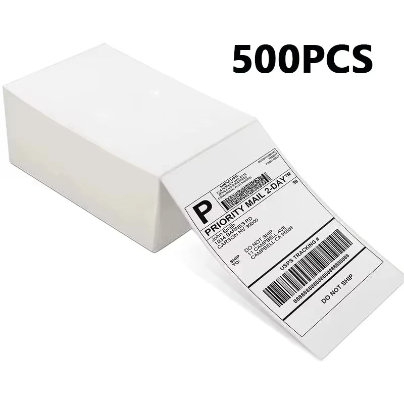 4x6 Inch Thermal Label Paper 100/200/500 Sheets 100x150mm Labels Shipping DHL UPS Express Barcode For 9220/9210/246S/D100/D200