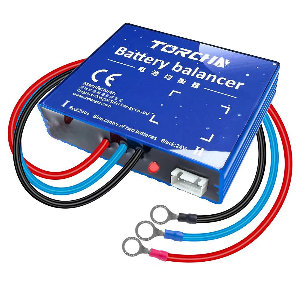 0-10A Digital Display Battery Equalizer 24V 48V 60V 72V 96V LED Voltage Showing Battery Balancer For 2X12V Lifepo4 GEL Battery