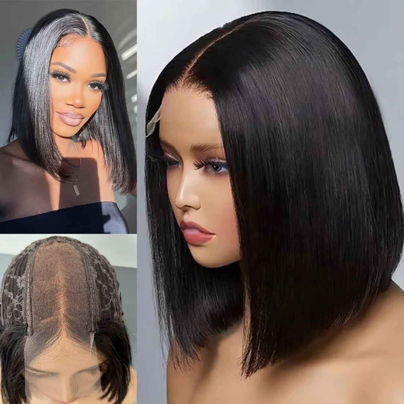 Silky Best Seller Ready to Ship Remy Grade Bone Straight Vietnamese Human Hair Wigs & Lace Front Unprocessed Bundles