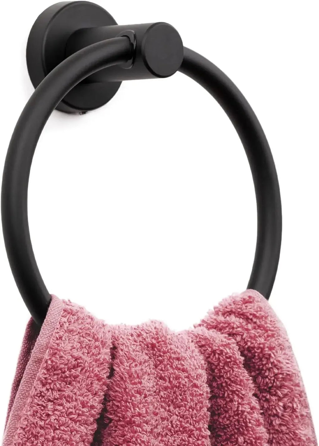 Towel Ring,Modern Hand Towel Holder for Wall,SUS304 Stainless Steel Bathroom Towel Rack, Round Bathroom Towel Hanger ,Towel Rack