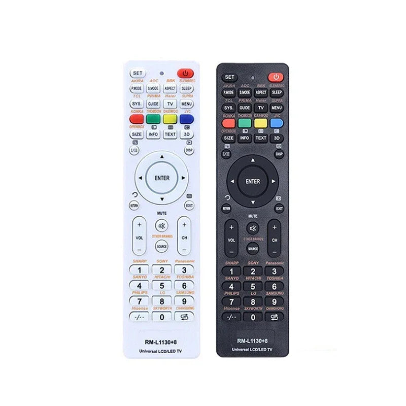 Universal Remote Control for Television RM-L1130+8 ABS Replacement Smart Television Soft Button English