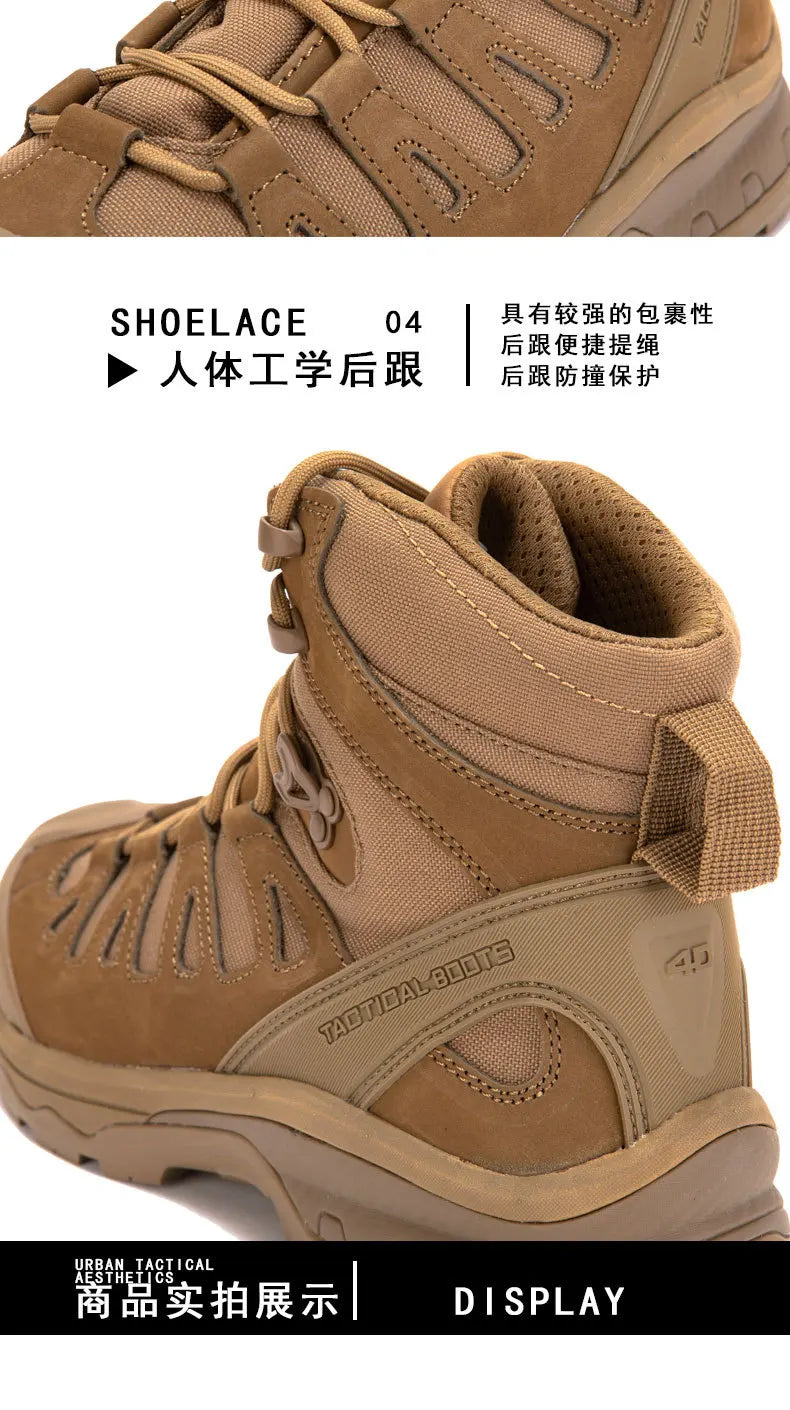 Outdoor China Tactical Shoes American City Commuter Desert Hiking Mountaineering Special 680 Tactical Boots