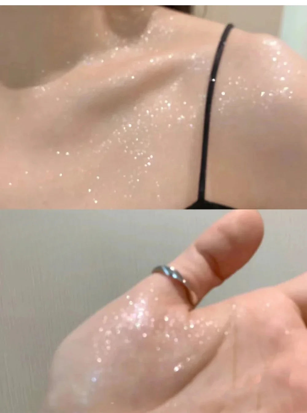 Balletism Glitter Liquid Eyeshadow Pearly Fine Shimmer Long Lasting Sparkling High Gloss Sequin Eye Shadow Lying Silkworm Makeup