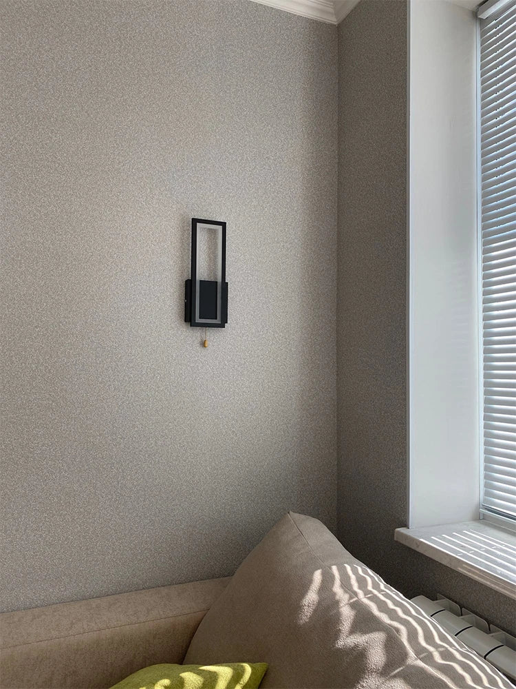 Modern Minimalist Wall Lamps Home Decor Living Room Bedroom Bedside 16w Ac96v-260v Led Sconce Black White Light Aisle Decoration