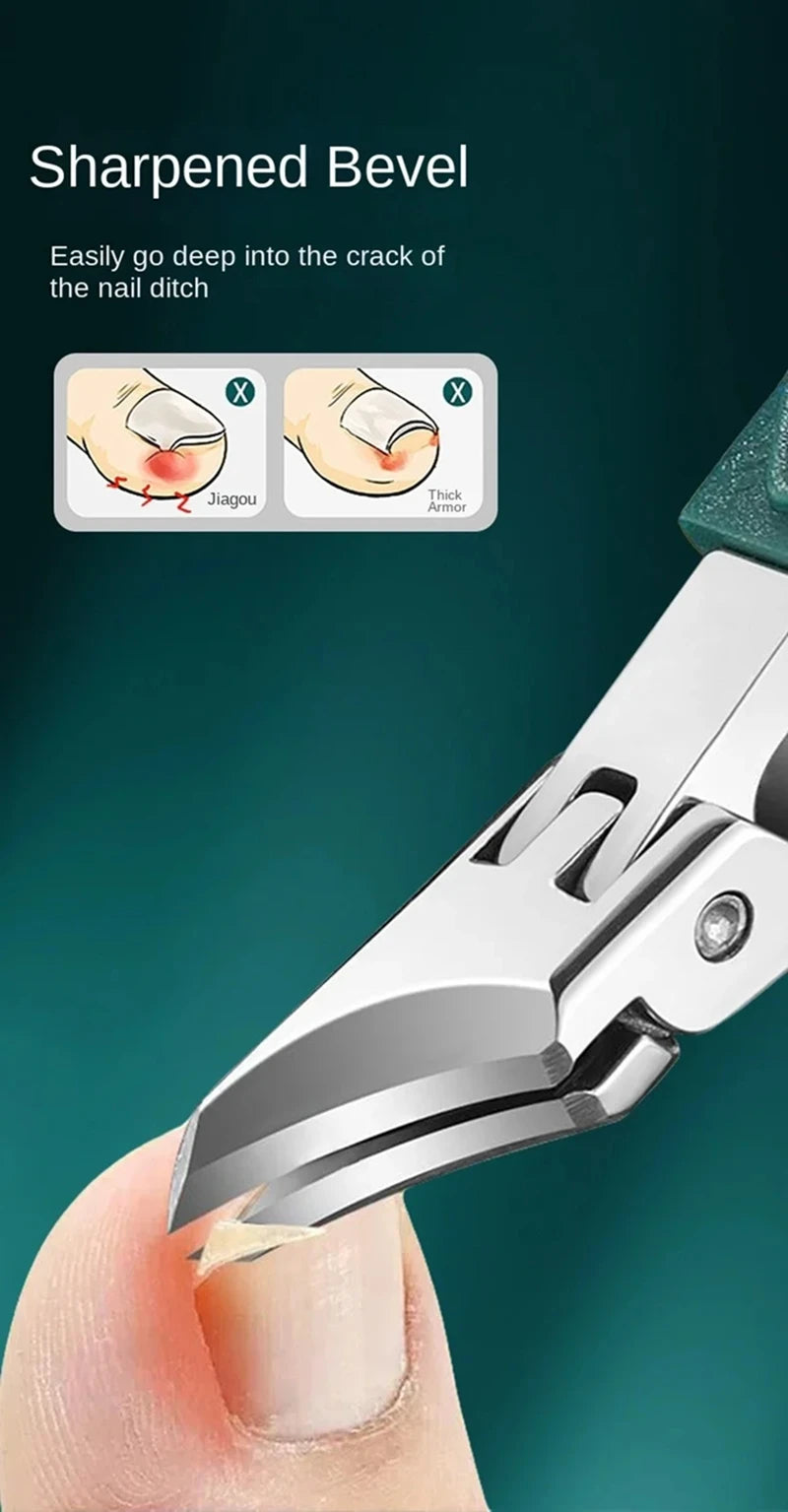 1pcs Toenail Clipper For Ingrown Or Thick Toenails Toenails Trimmer Professional Podiatrist Toenail Nipper With Stainless Steel