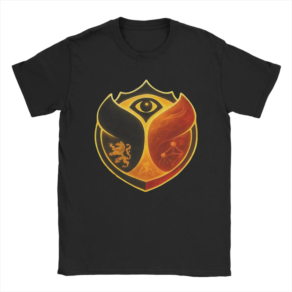 Tomorrowland Belgium 2025 Festival Trip Magical Futuristic Festival T Shirt Beach T Shirts Man Cotton Tees Short Sleeves Tshirt