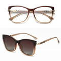 VICKY Fashion New Design TR90 Polarized Magnetic Clip-on Sunglasses Men and Women Polarized Sunglasses Optical Myopia Glasses