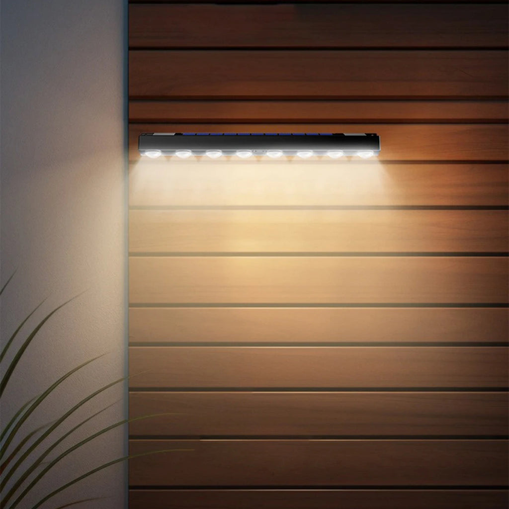 LED Solar Wall Light Outdoor Waterproof Garden Decoration Solar Powered Lamp Balcony Staircase Fence Home Atmosphere Lighting