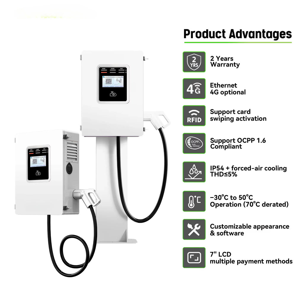 YuGong CCS GBT OCPP New Energy Electric Vehicle 20/30/40KW DC Fast Charger Top Deals New Products Customizable with 220V Input V