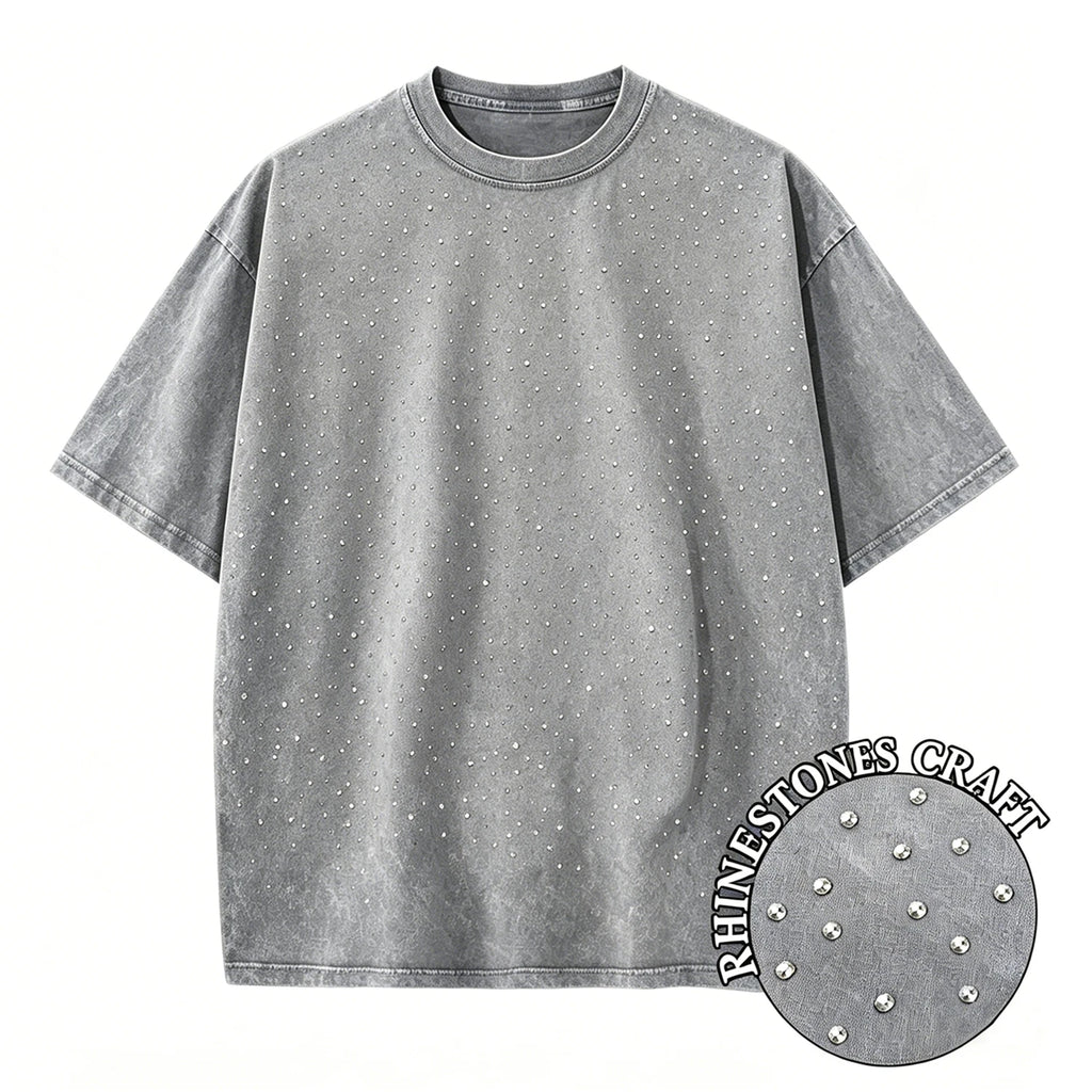 Solid Washed And Distressed T Shirt Men Trendy Loose Holes Clothes Summer Breathable Fitting Pure Cotton Soft Unisex T-Shirt
