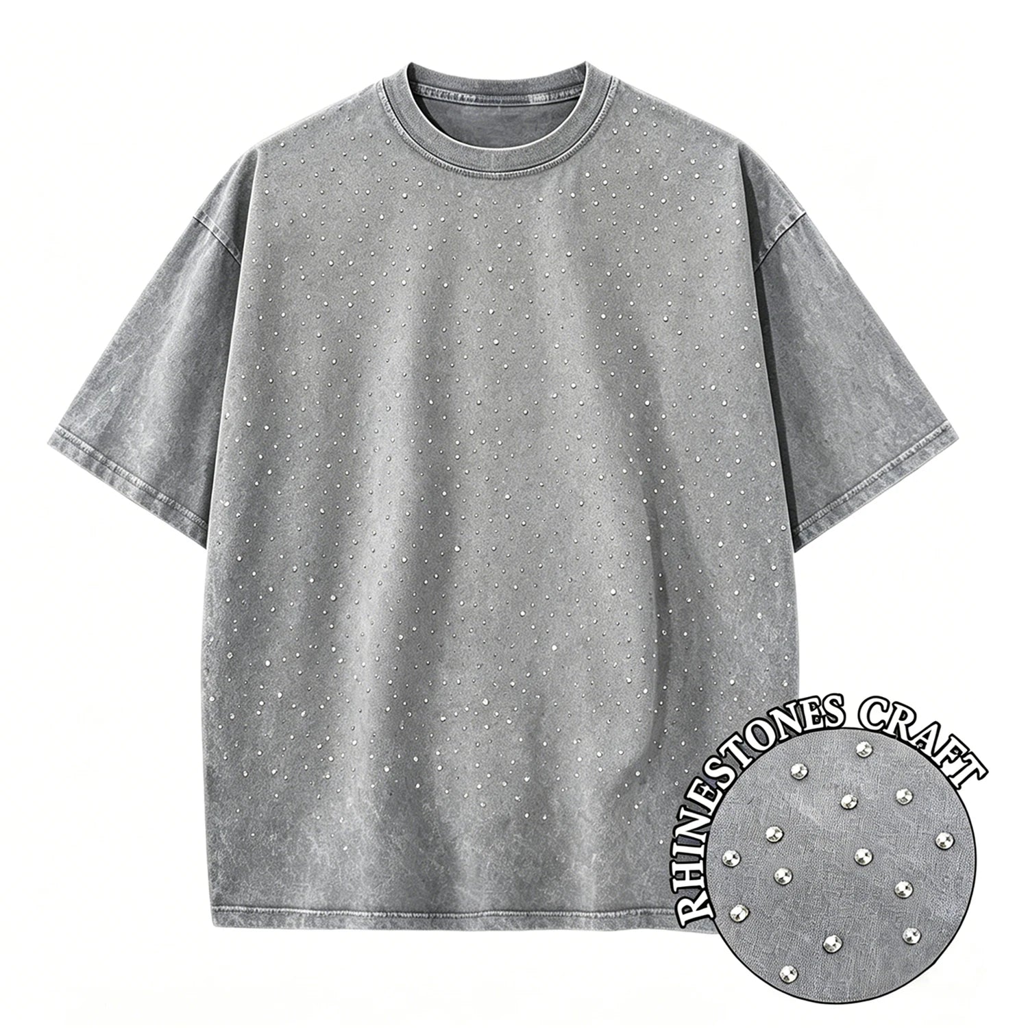 Solid Washed And Distressed T Shirt Men Trendy Loose Holes Clothes Summer Breathable Fitting Pure Cotton Soft Unisex T-Shirt