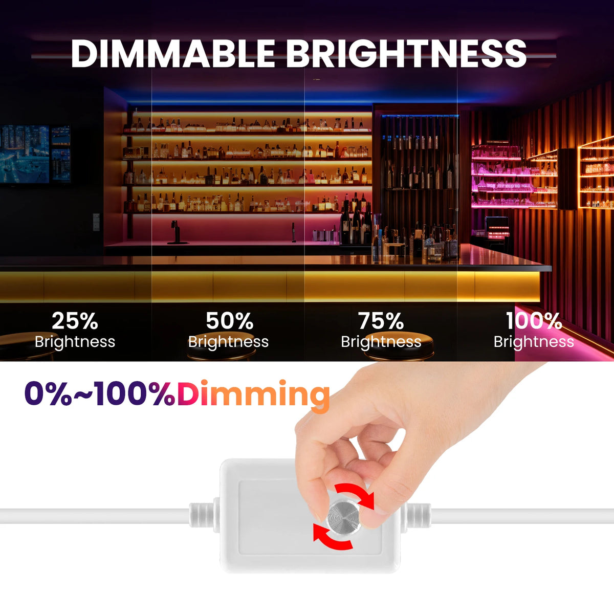 1-20M 220V COB LED Strip 288LEDs/m Outdoor IP65 Waterproof Switch/Dimmable LED Tape Ribbon Neon Lights For Kitchen Room 10 Color