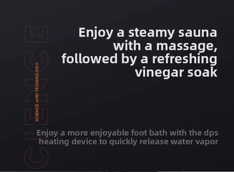Heated constant temperature automatic foot bath household electric massage foot bath high and deep over the calf knee
