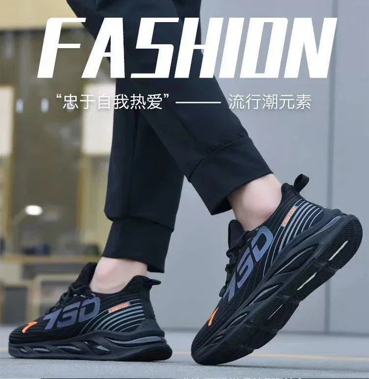Autumn Lightweight Anti-odor Men's Shoes Breathable Mesh Sneakers Comfortable Fashionable Versatile Shoes Men's Casual Shoes