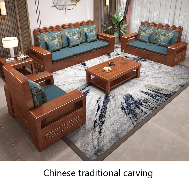 2025 Easy Installation Living Room Sofas Wooden Living Room Furniture Wooden Sofa Frame Fabric Sofa Covers