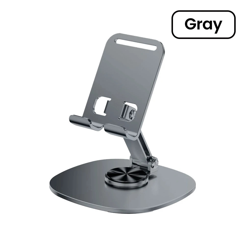 Olaf Universal 360° Rotation Mobile Phone Holder Metal Foldable Bracket Phone Holder Desk Stand For Mobile Phone Tablet Holder