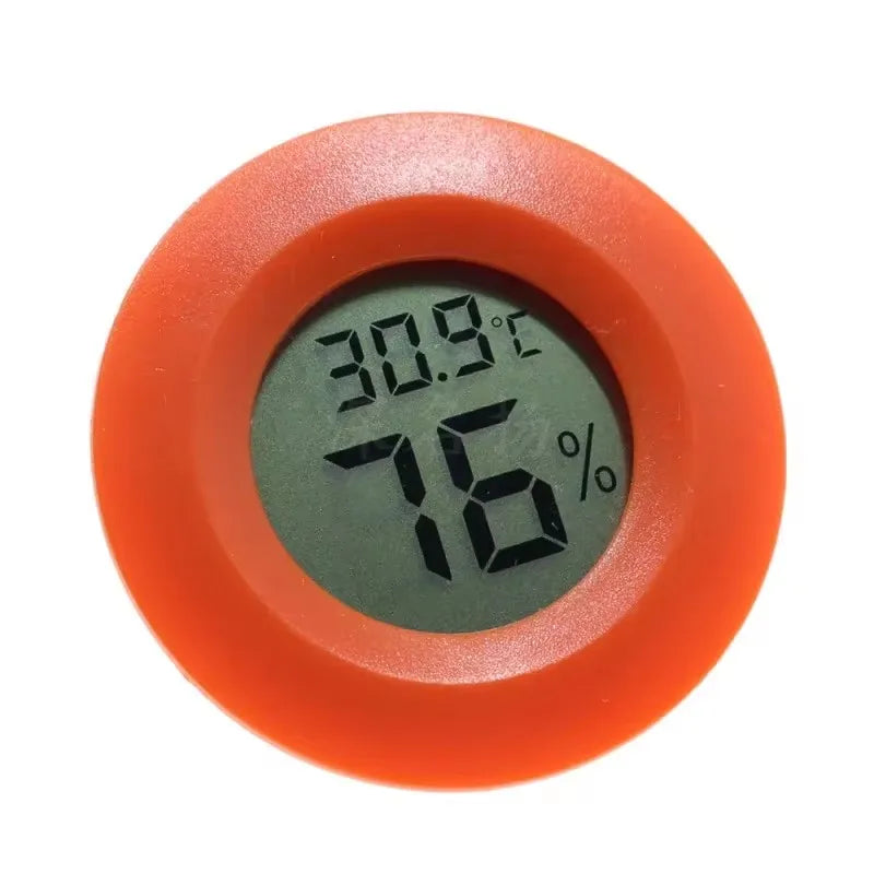 Outdoor Sports Thermometer, Reptile Electronic Hygrometer, Round Hygrometer, Camping Equipment Tool Accessories, Outdoor Gadget