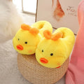 Cartoon Couples Home Slippers Men Women Winter Indoor Warmth Piglet Cotton Shoes Plush Floor Anti Slip Slippers Soft Bottom2024