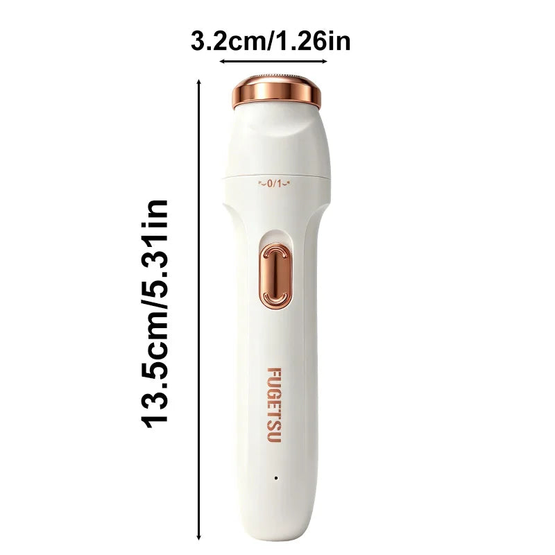 2026 New Ladies 3 in 1 Electric Hair Removal Set Portable Multi Head Shaver Painless for Face Legs Underarm Bikini