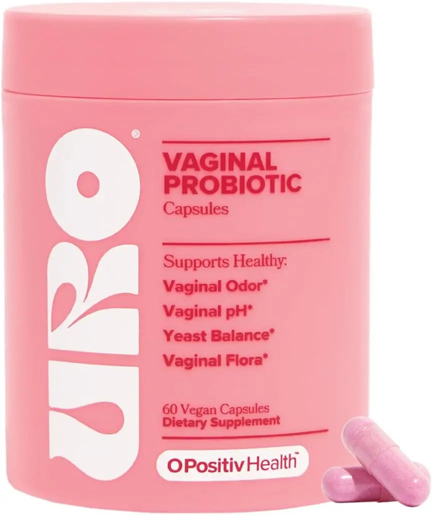 O Positiv Vaginal Probiotics for Women pH Balance, Vaginal Odor & Flora - Vaginal Healthy Supplement - 60 Vegan Capsules