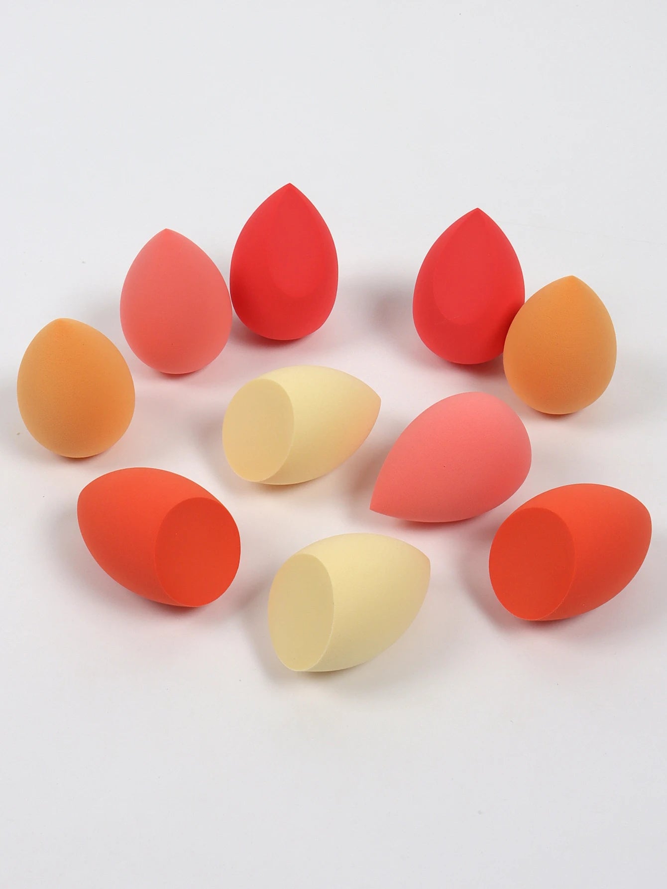 25 Beauty Eggs (Makeup Sponges), Foundation Makeup Mixed Beauty Sponges, Flawless Application for Liquid, Cream and Powder, Multi-Color Makeup