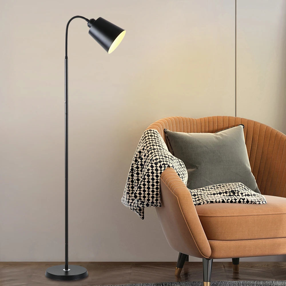 Modern LED Floor Lamp Adjustable Standing Light for Living Room Bedroom Office Indoor Decoration Sofa Reading Lighting