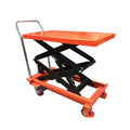 Portable 350kg 500kg Manual Hydraulic Small Scissor Lift Table Trolley