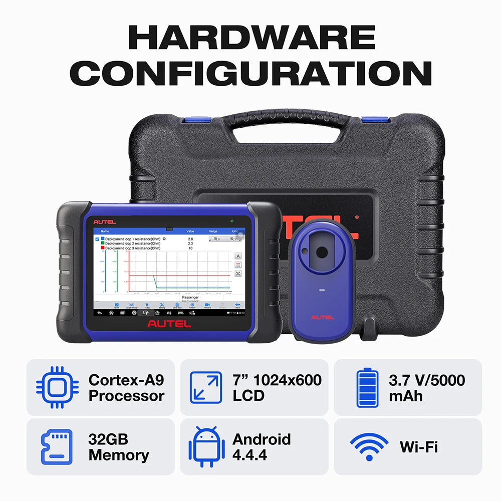 Autel MaxiIM IM508S Car Key Fob Programmer IMMO Tool Auto Key Programming Tool Key Learning Full System Diagnostic Scanner Tool