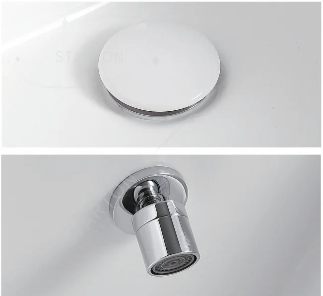 Mounted Pedestal Sink White Ceramic Hand and Foot Wash Basin Bathroom Basins Foot