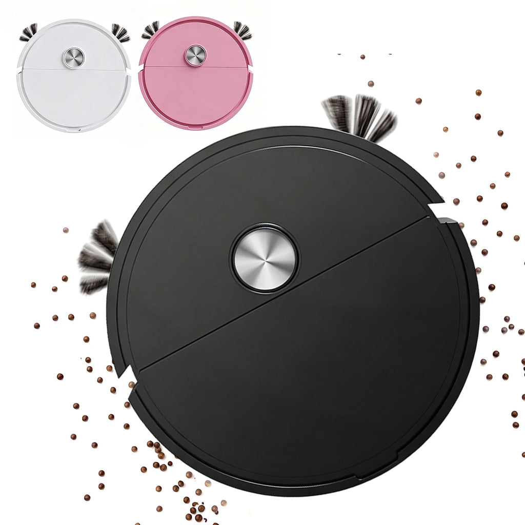 3 In 1 Intelligent Cleaning Robot Easy To Use Mini Robots Vacuum Cleaner Multi Function Sweeping Cleaners for Car&Home Cleanings