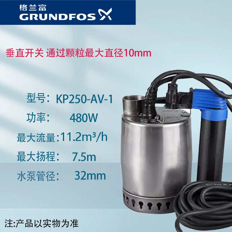 Imported Submersible Sewage Pump Unilift KP150/250/350 Stainless Steel Silent Pump