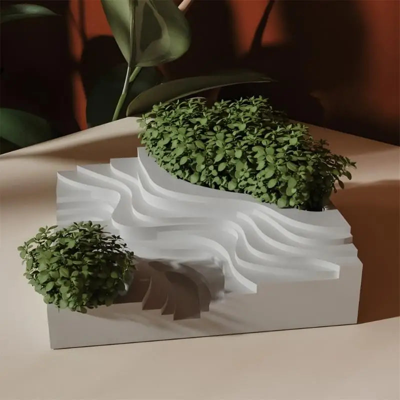 terraced planter silicone mold terraced mold for diy crafts home decors flower pot silicone molds cement planters gypsum pen