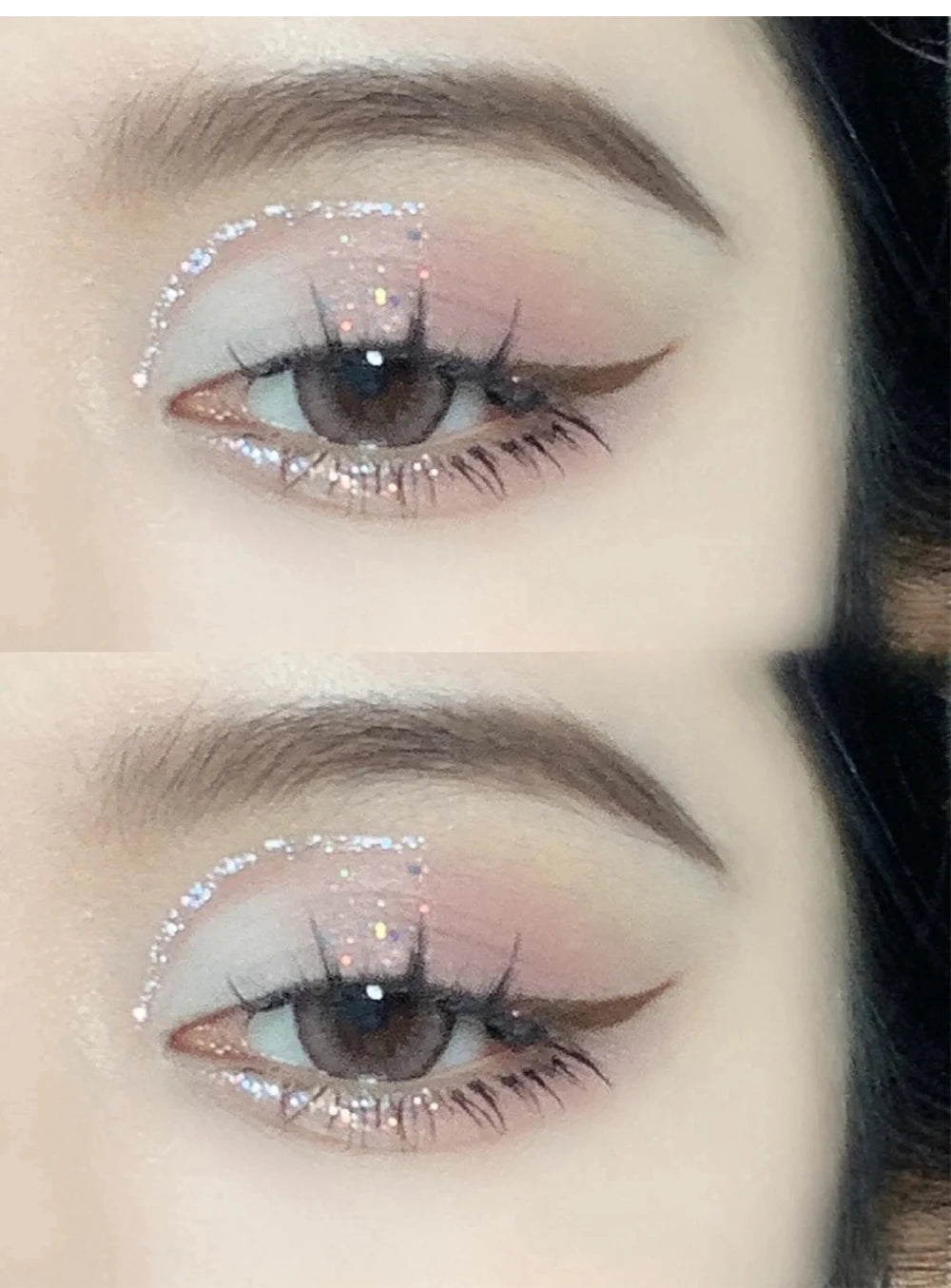 Balletism Glitter Liquid Eyeshadow Pearly Fine Shimmer Long Lasting Sparkling High Gloss Sequin Eye Shadow Lying Silkworm Makeup