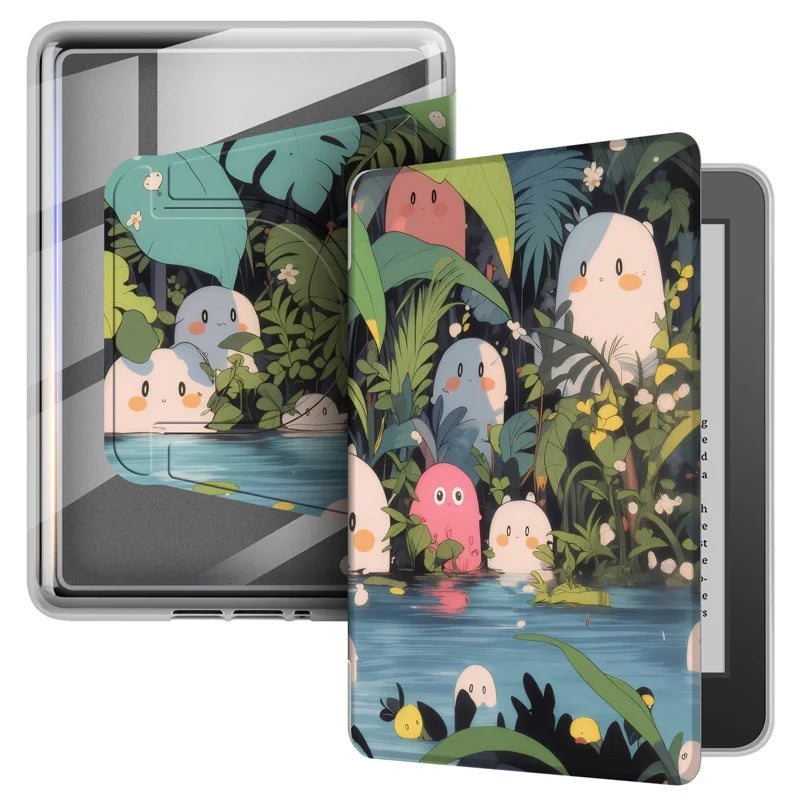 For Kindle 11th Generation Case 2024 RS23CV 360° Rotatable Magnetic Detachable Acrylic Case For Kindle 11th Gen C2V2L3 6" Funda