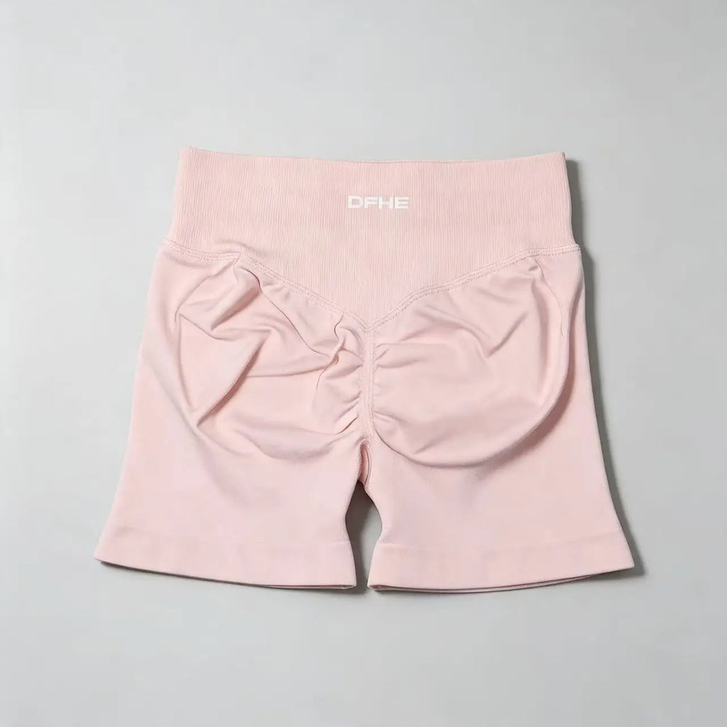 DFHE Camisole Fitness Shorts, High Waisted and Hip Lifting Yoga Shaping Shorts, Breathable Sports Running Fitness Shorts