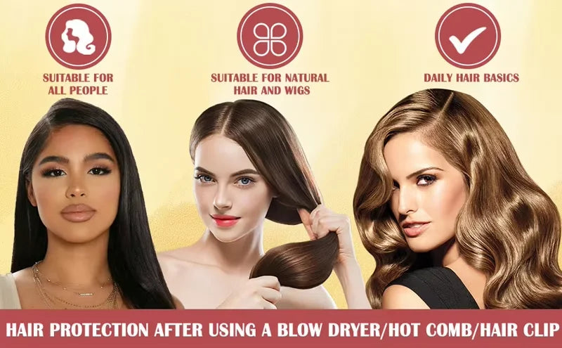 GOIPLE Coconut Thermal Protector Spray Hair Protectant Paraben Dye Free Protects Heat Damage Suitable for Men & Women Daily Care