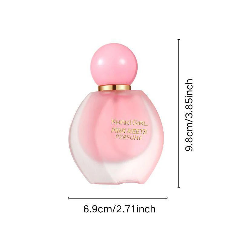 Pink Encounter Perfume Romantic Elegant Women's Perfume Strawberry Cedar Floral Fragrance Long-lasting Fresh Eau De Toilette
