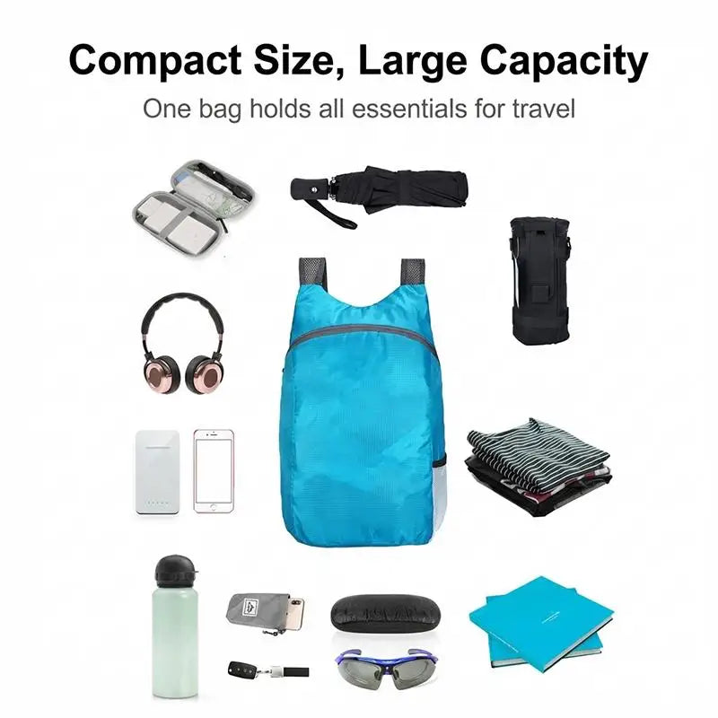 Ultralight Folding Bag Men Women Waterproof High-volume Portable Backpack Lightweight Travel Bags Outdoor Sports Backpack