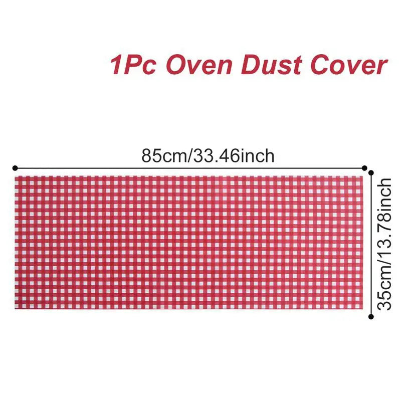 Microwave Oven Dust Cover 85x35cm Waterproof Oil Proof Stain Repellent Kitchen Countertop Appliance Protector