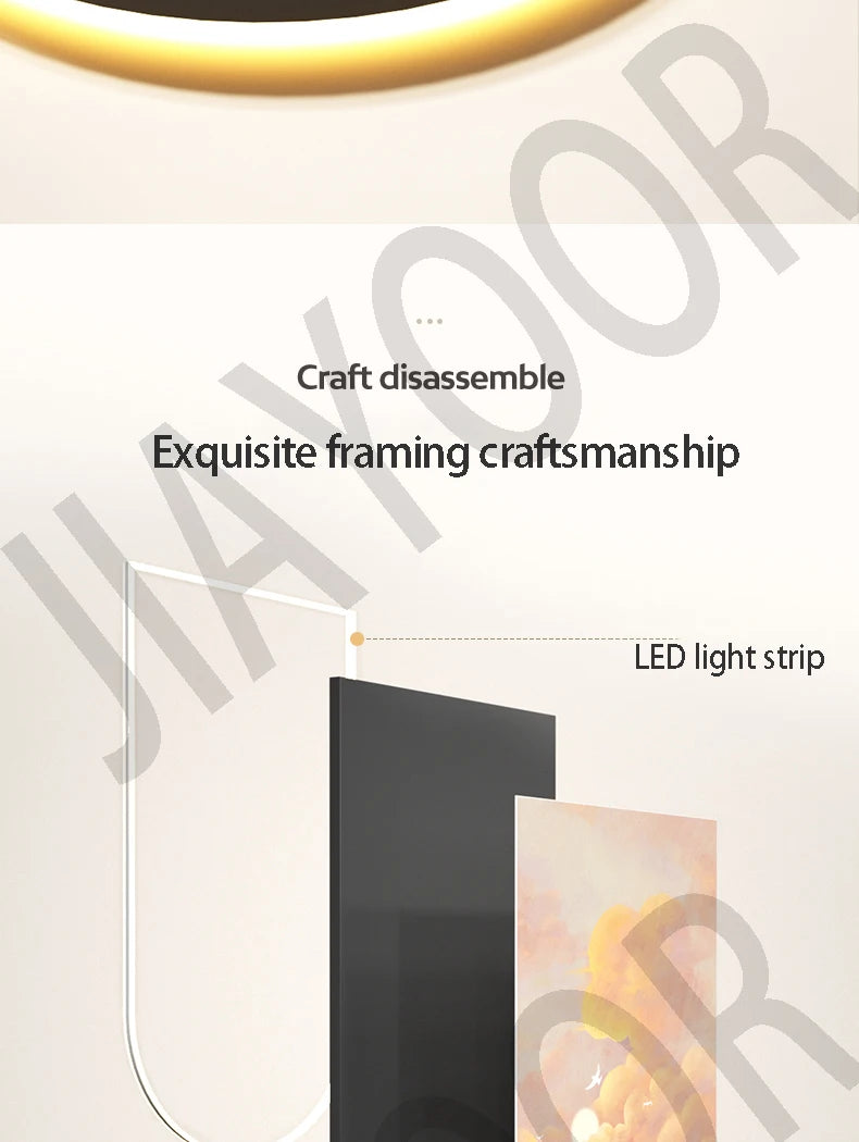 Modern Light Luxury Entrance Hall Decoration Painting New Atmospheric High-end Corridor Hanging Painting Wall Lamp Night Lamp