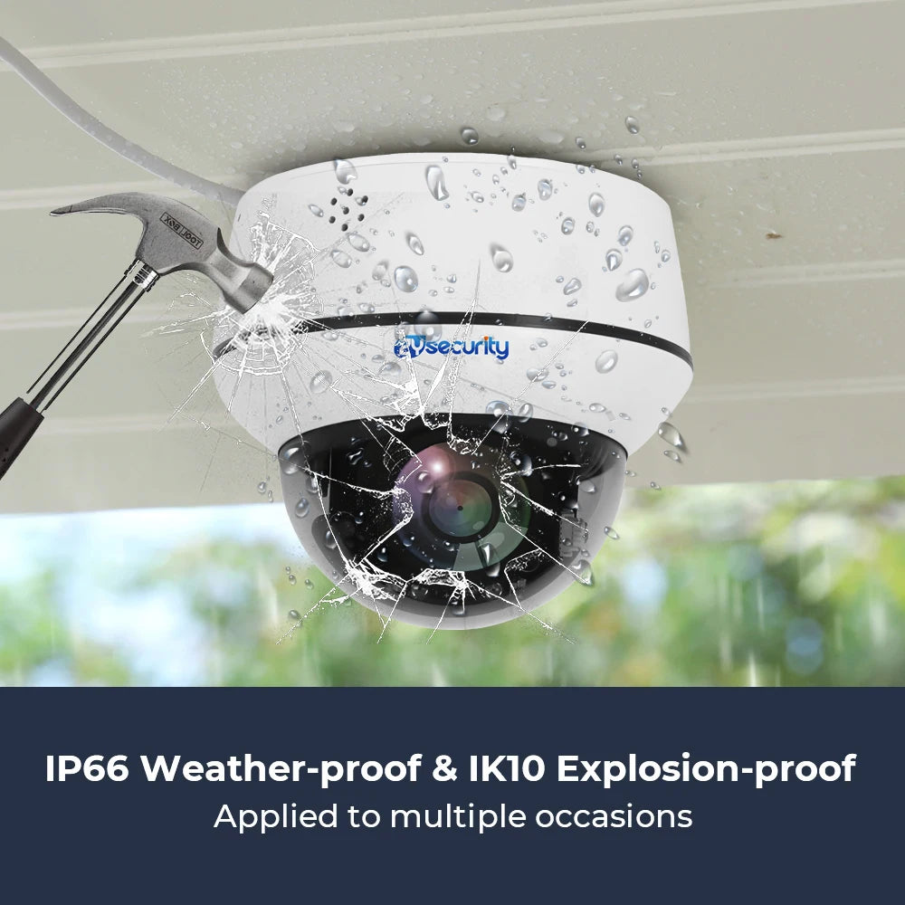 4K 8MP Wifi Dome PTZ Camera Outdoor Humanoid Tracking IP Camera Indoor 2-way Audio Wireless Home Security Surveillance Cameras