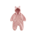 Baby Rompers Newborn Baby Boys Fleece Cotton Jumpsuit For Baby Girls Hooded Romper Infant Christmas Costumes 0-18M