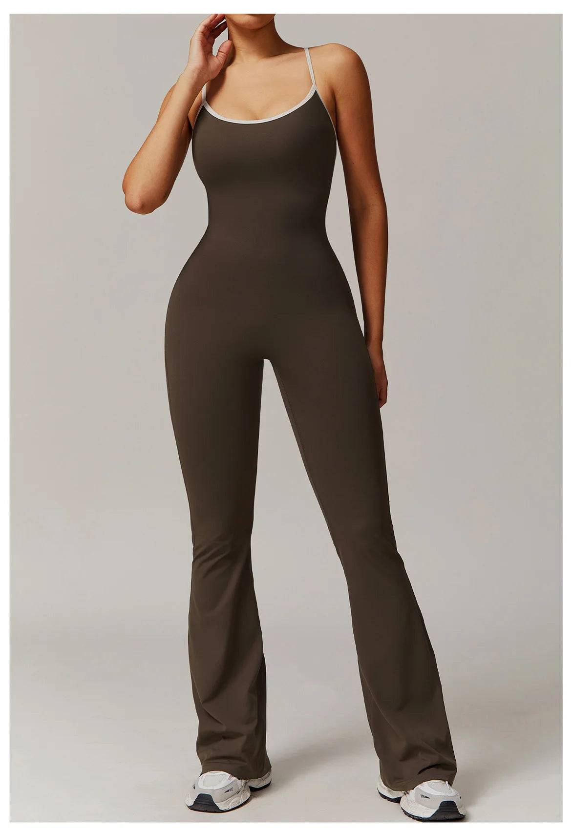 One-Piece Fitness Rompers Stretch Training Suits Back V-Neck Sexy Suit Gym Set Women Training Suit Sportswear Women Sports Suit