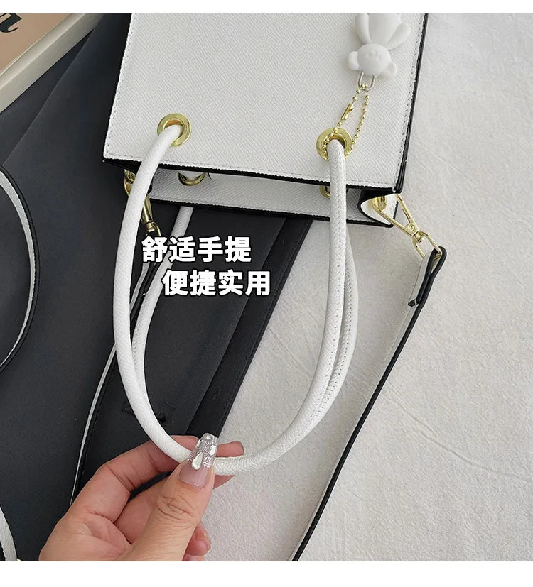 2026 Small Square Bag Women New Handbag Fashion Shoulder Casual Crossbody Solid Color Mobile Phone Bag
