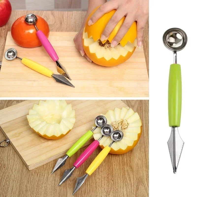 Kitchen Vegetable Carve Fruit Slicer Device Scoop Ballers Cutter Chop Gadgets Kitchen Gadgets Home Gadgets
