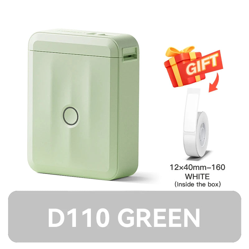 Niimbot D110 Mini Portable Thermal Printer Smart Pocket Self-adhesive Label Printer Bluetooth Price Label Sticker Maker For Home
