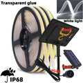 1200mAh 2400mAh 7200mAh COB Solar LED Strip Neon Light Sign DC 24V Flexible Waterproof IP68 IP67 Adhesive Tape Diode Lamp Linear