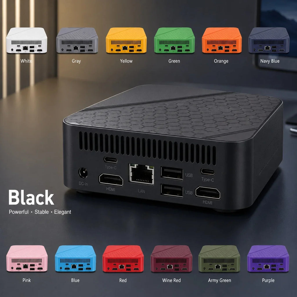 HOT Intel Core i9 10980HK Mini PC Windows 11 UHD Graphics Pocket Computer 16GB RAM minipc WiFi6 1TB 2TB SSD Desktop Gaming