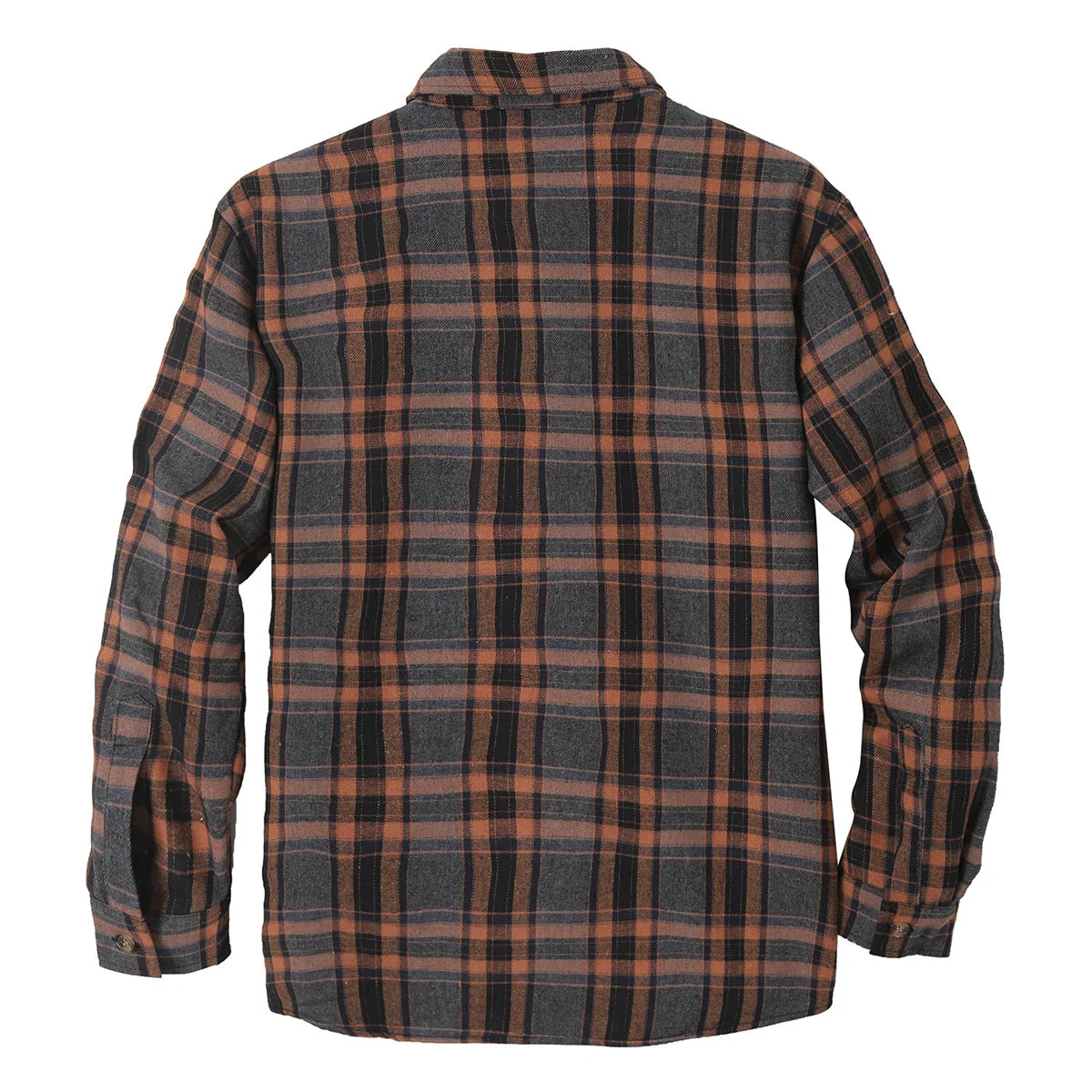 Quality Mens Plaid Flannel Shirts Thick Jacket Quilted Lined Long Sleeve Winter Shirt Cotton Coat with Pockets camisas de hombre