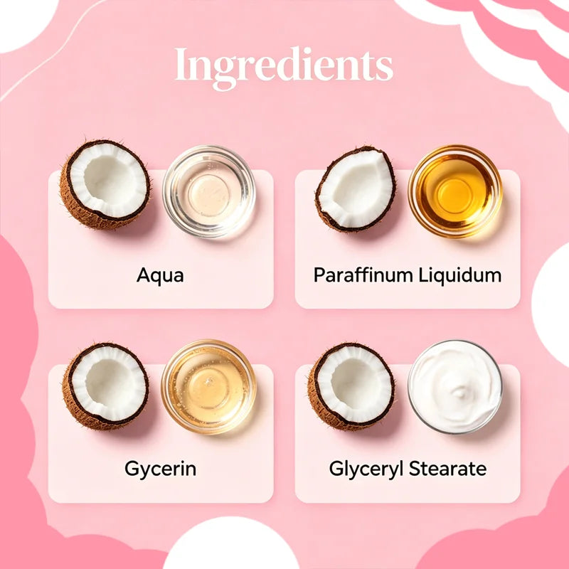 YUITIKUE Coconut Oil VE Hair Removal Cream, Moisturizing Fast Depilatory Cream for Women Legs Arms Body 65g